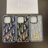 Fashionable Lady Dior iPhone Case featuring a built-in card holder