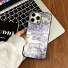 Elegant CD Animal Monogram Phone Case Set – Luxury Design