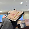 Burry Vintage Plaid Card Slot Phone Case