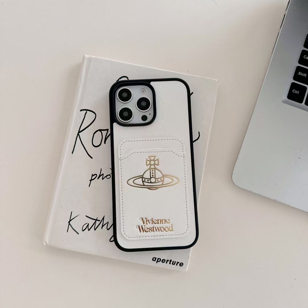 Luxury Orb Design Card Holder Phone Case