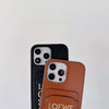 Classic LOE Design Phone Case with Pocket