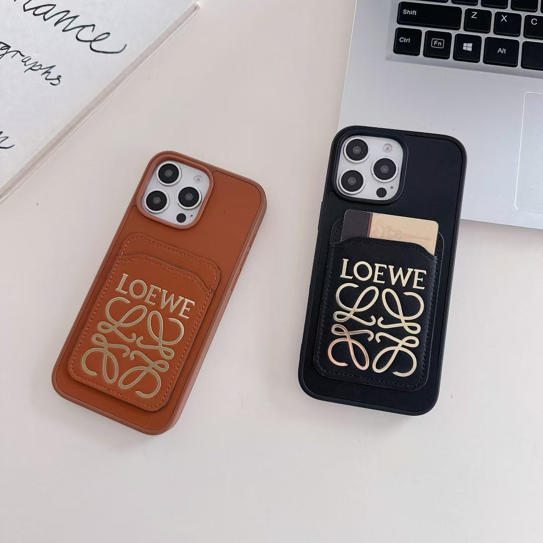 Classic LOE Design Phone Case with Pocket