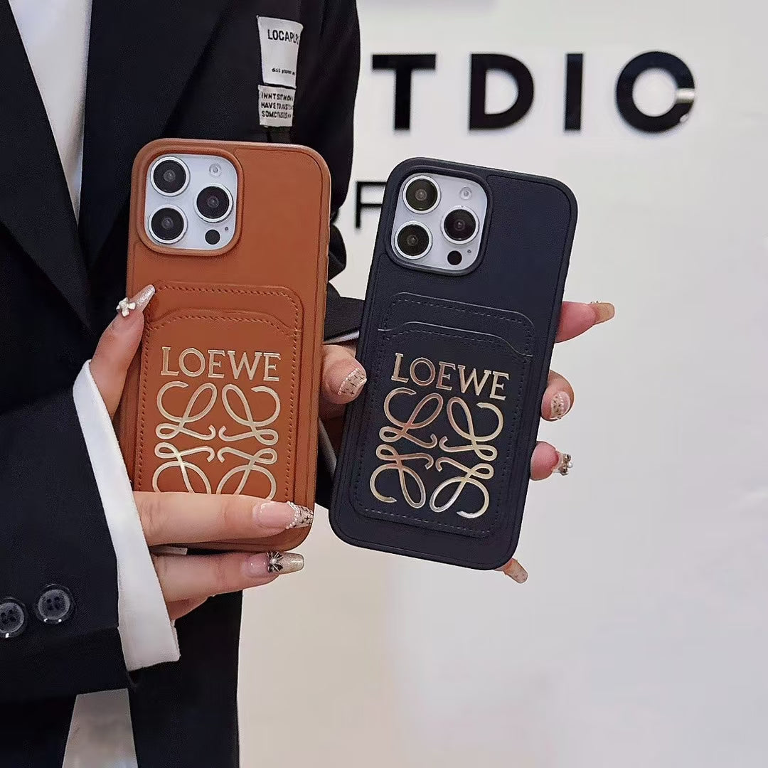 Classic LOE Design Phone Case with Pocket