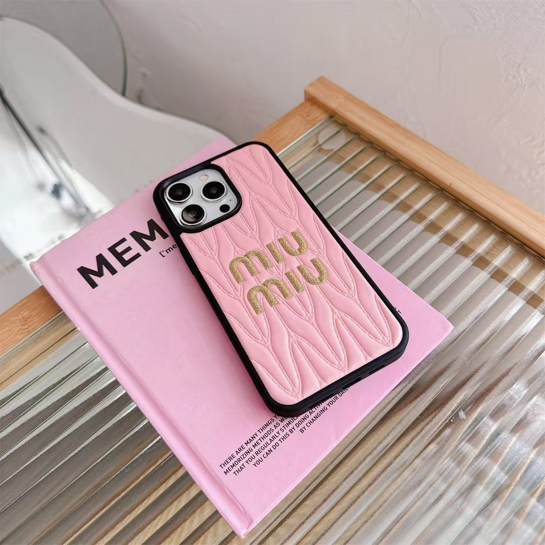 Luxury MI-Inspired Quilted Soft Phone Case