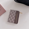 GG Zipper Card Holder Wallet