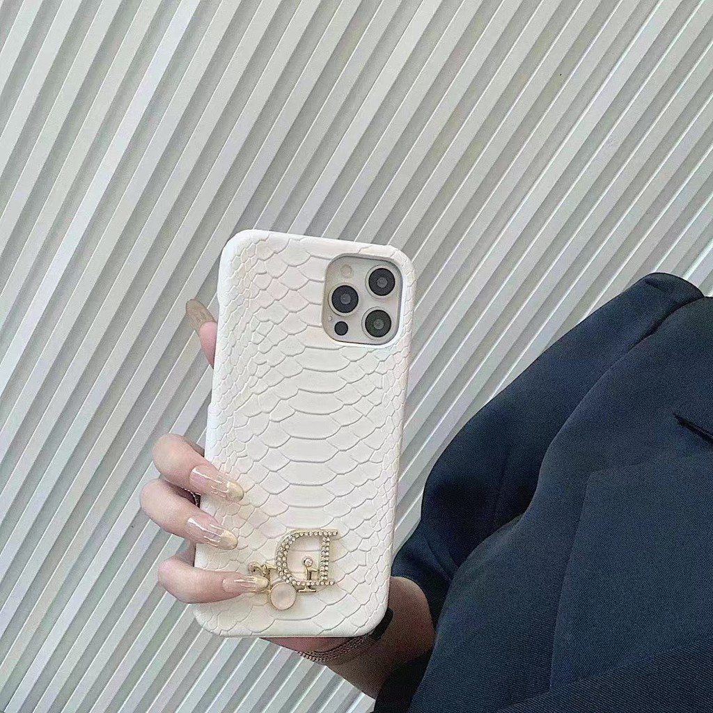 CD Stylish Snake Pattern iPhone Case for Women