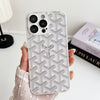 Luxury Goyard iPhone Case - Stylish Color Options