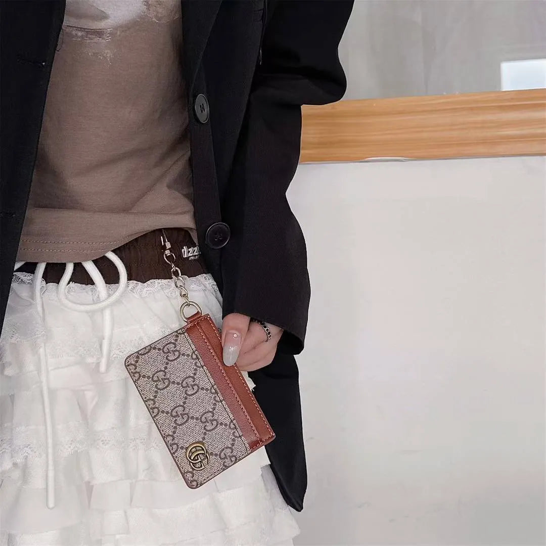 GG Wallet Card Holder With Chain