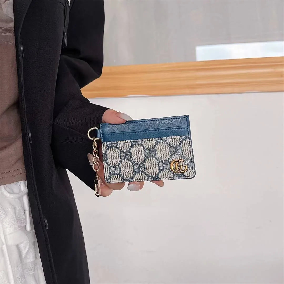 GG Wallet Card Holder With Chain