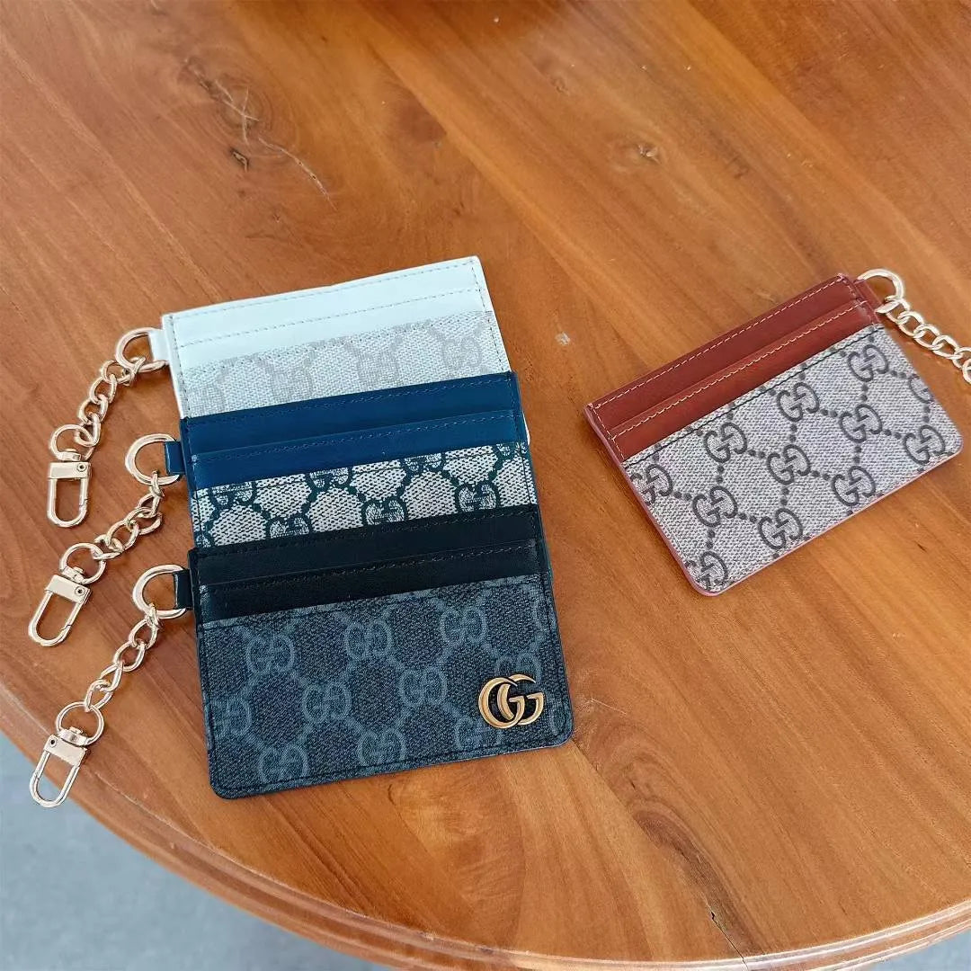 GG Wallet Card Holder With Chain