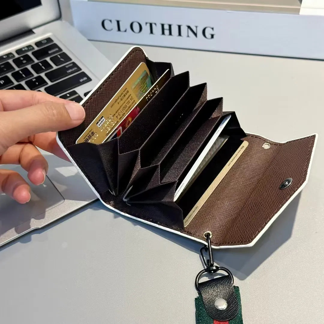 LUXURY CARD HOLDER WITH STRAP