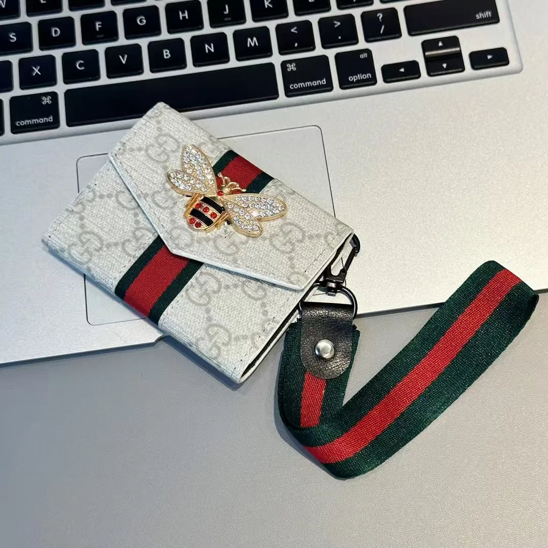 LUXURY CARD HOLDER WITH STRAP