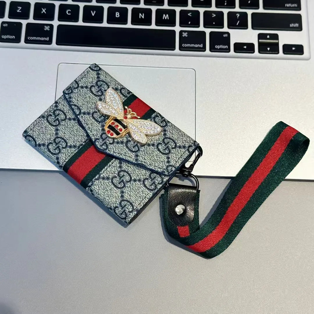 LUXURY CARD HOLDER WITH STRAP