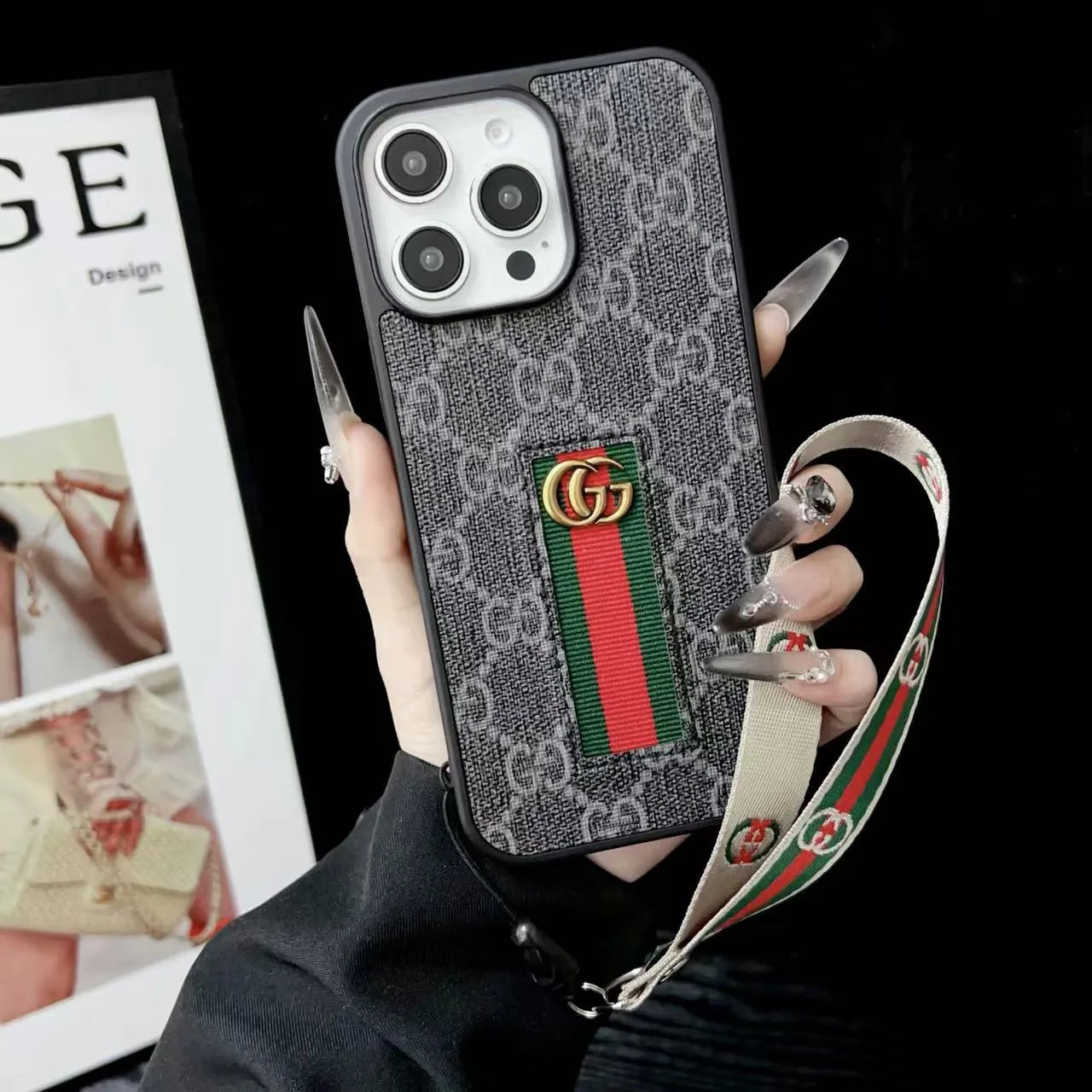 Lux Phone Case With Hand Strap