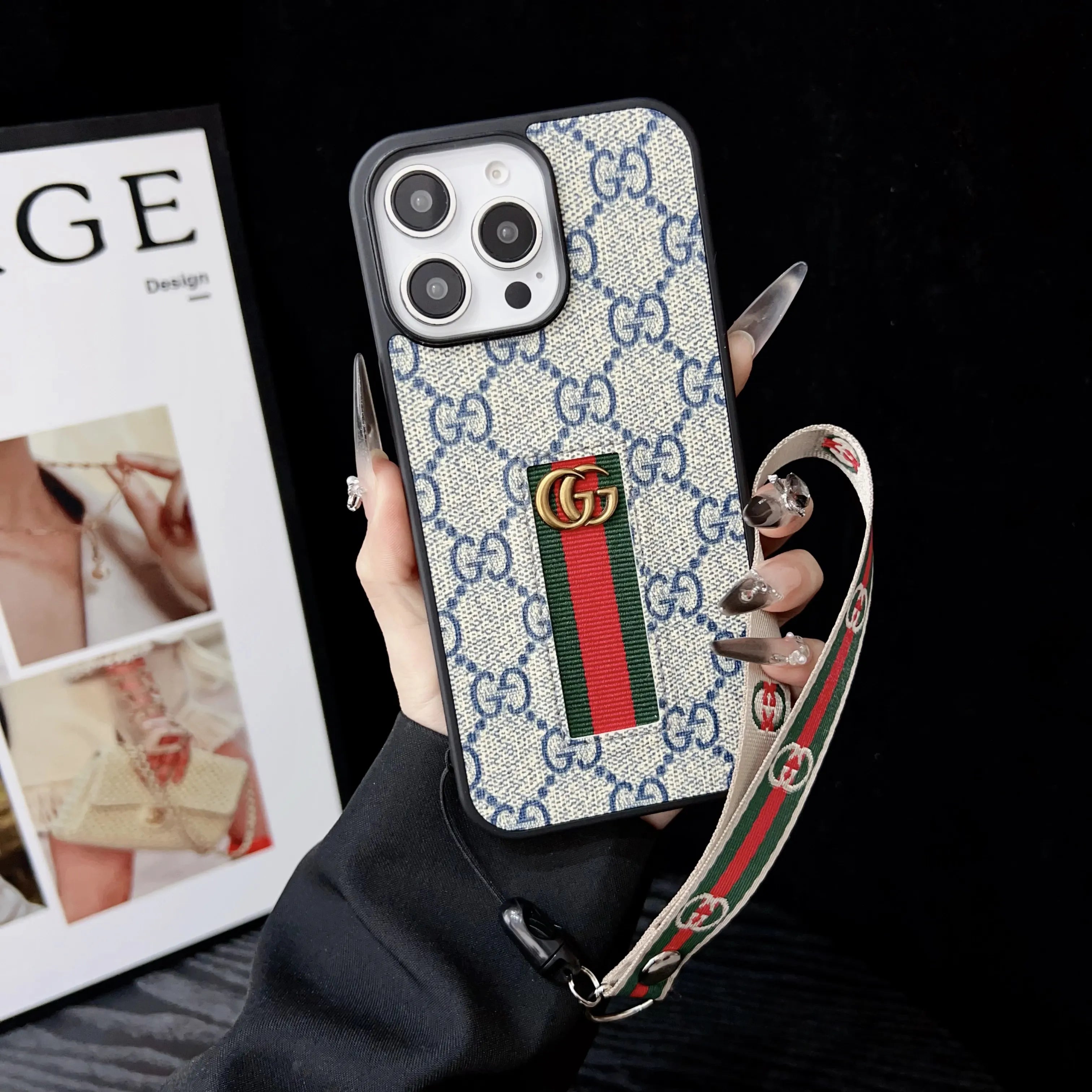 Lux Phone Case With Hand Strap