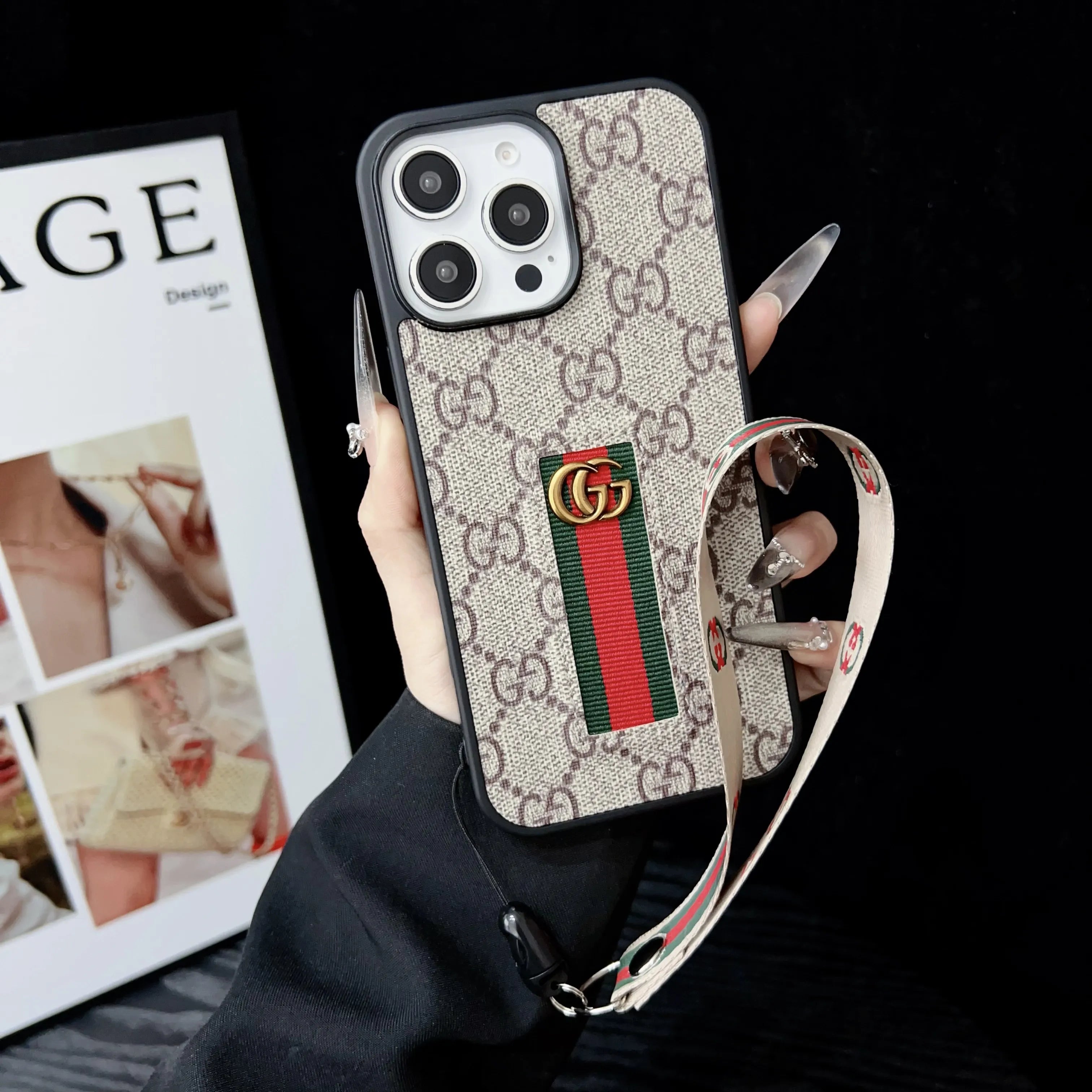 Lux Phone Case With Hand Strap