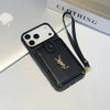 Phone Case With Hand Strap And Wallet Card