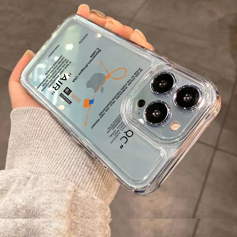 Luxury Street AIR Shoes Sneaker Clear Case For iPhone