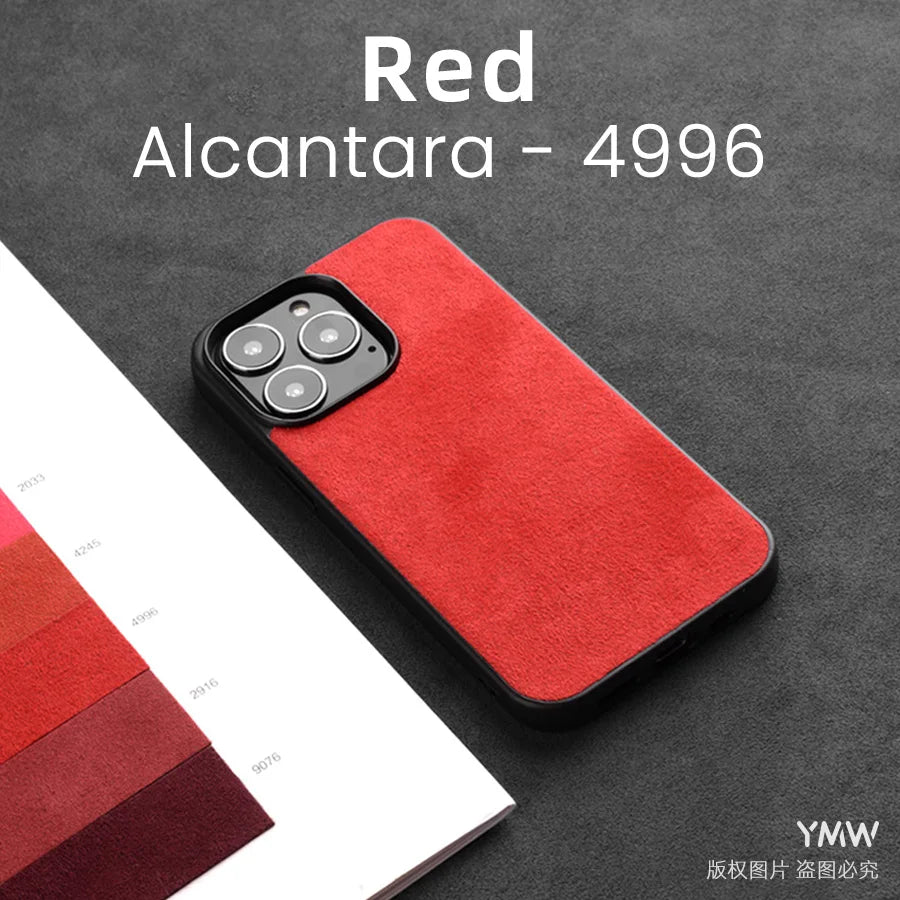Supercar Interior Luxury Suede Leather Phone Cover
