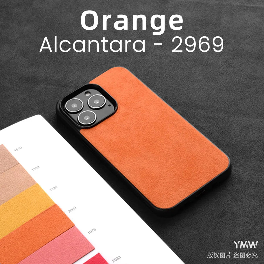 Supercar Interior Luxury Suede Leather Phone Cover