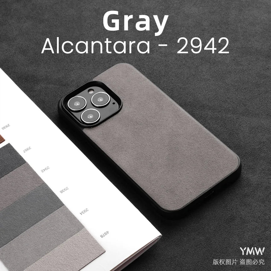 Supercar Interior Luxury Suede Leather Phone Cover