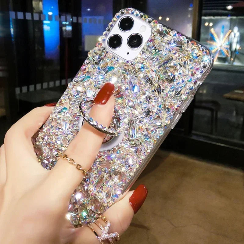 Luxury 3D Rhinestone Diamond Case For iPhone