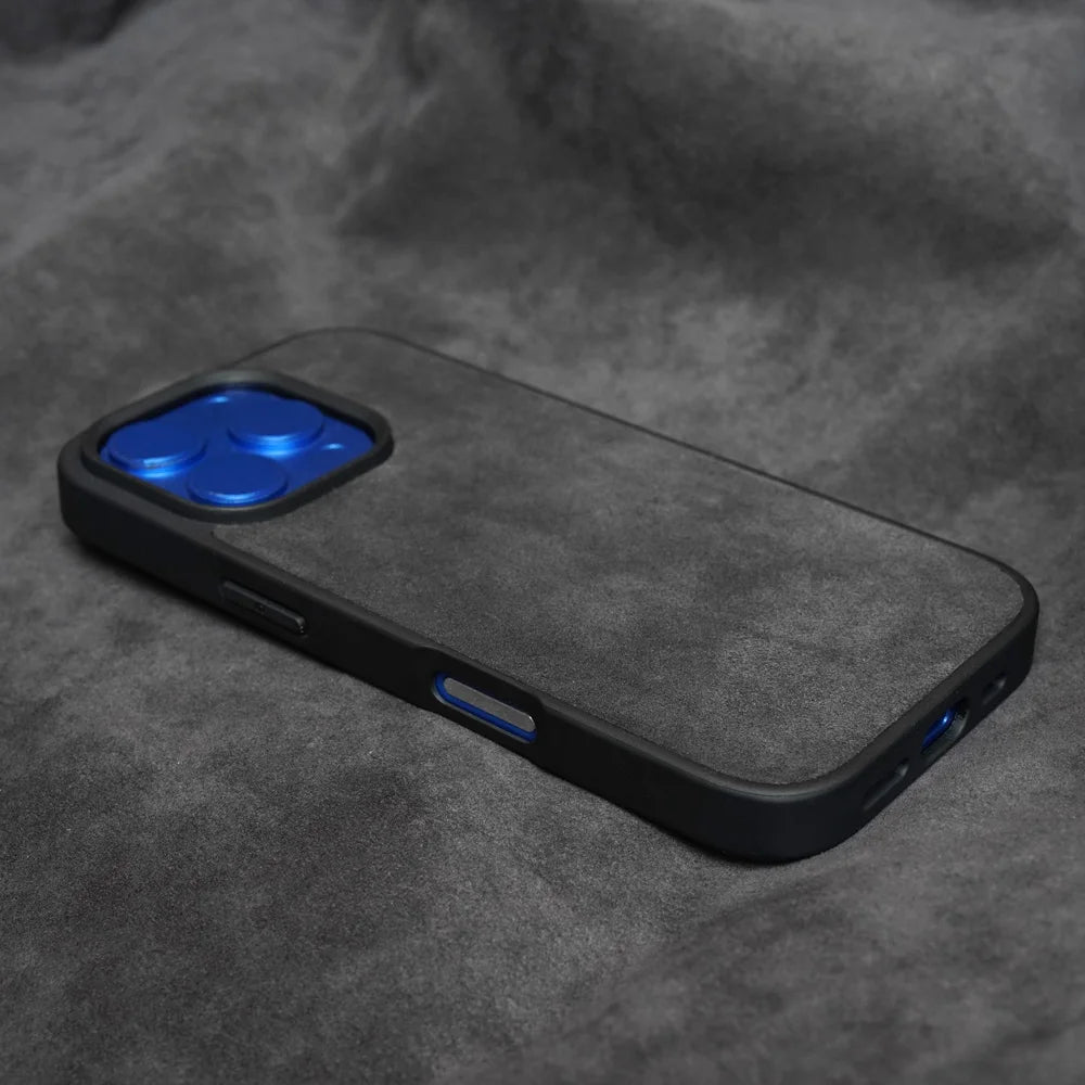 Supercar Interior Luxury Suede Leather Phone Cover