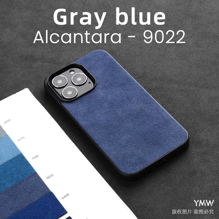 Supercar Interior Luxury Suede Leather Phone Cover