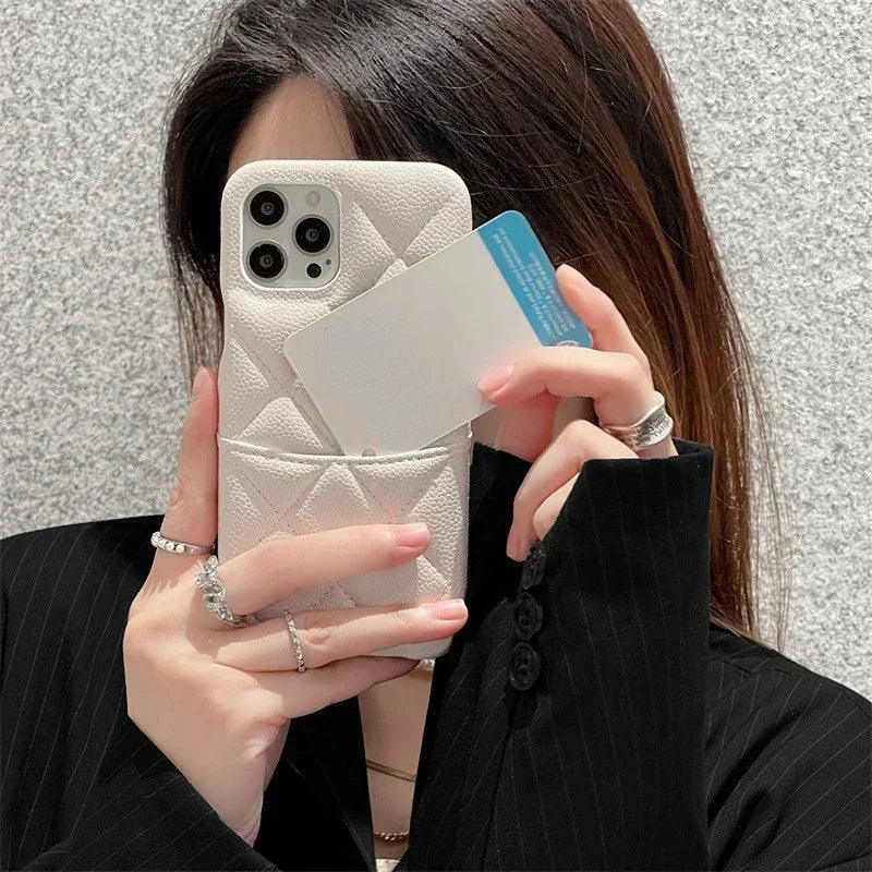 Crossbody Lanyard Wallet Phone Case For iPhone