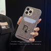 tylish DIOR iPhone Case with Integrated Card Holder