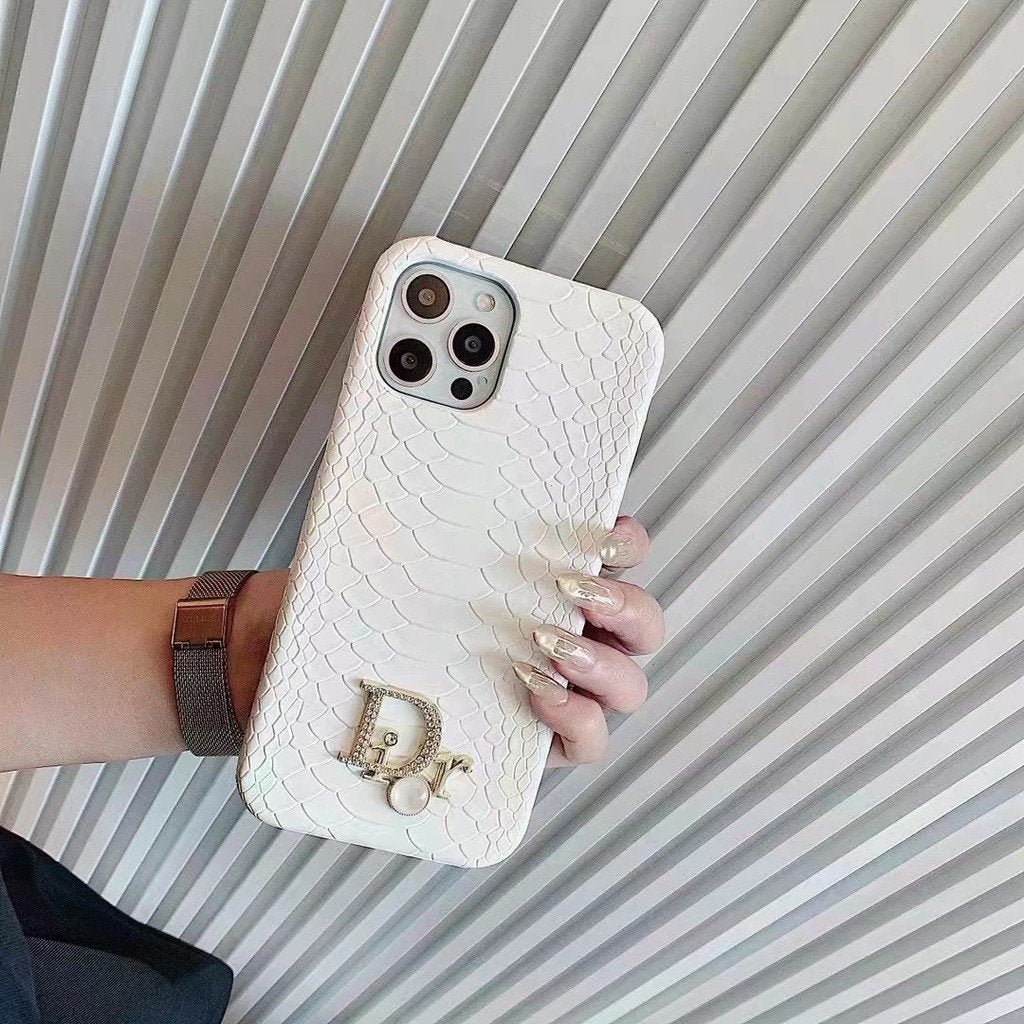 CD Stylish Snake Pattern iPhone Case for Women