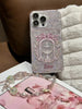 chic phone case with hand chain