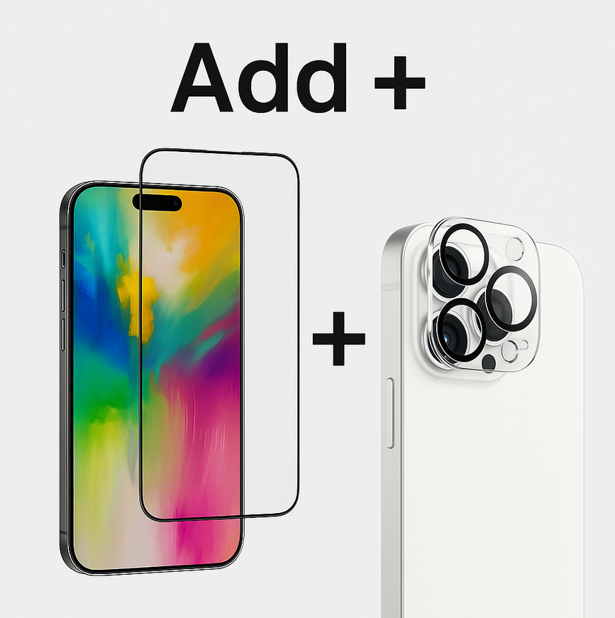 IPhone Screen Protector + Camera Lens Cover